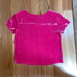 J. Crew velvet top